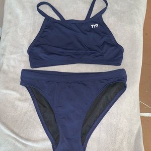TYR navy swimsuit
